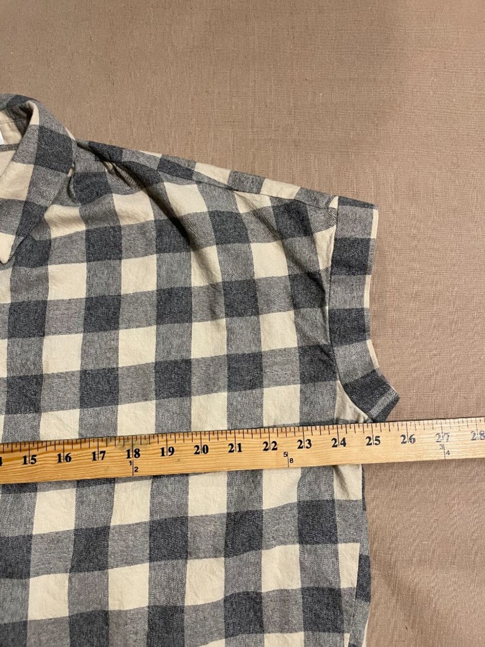Madewell Central Shirt Size M Buffalo Check Cotton Relaxed Oversized Preppy - Picture 6 of 10